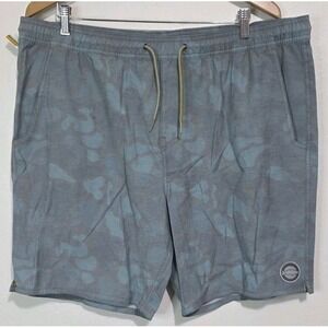 Marsh Wear Volley Trunk Shorts Men 2X Gray Duck Camo Fulton Hagood Mallard Swim